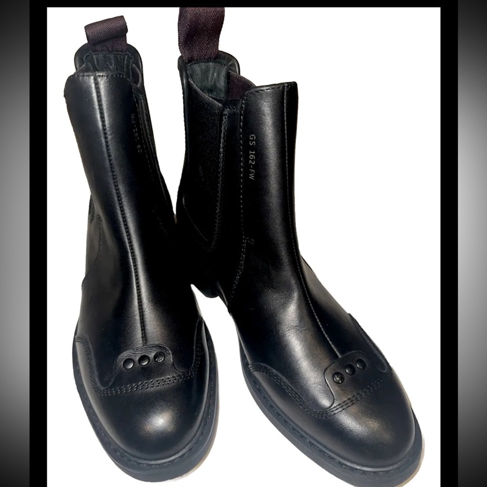 New G-Star Guardian Chelsea Women’s Leather Boots- EU 38 /US 7.5, Gorgeous!